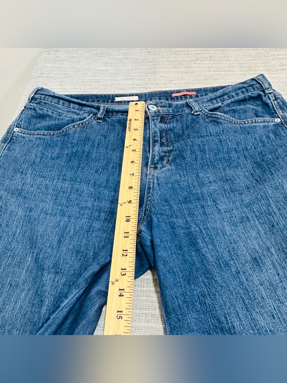Anthropologie Pilcro Wide Leg Jeans Size 31 Blue Denim Women's - Picture 6 of 9